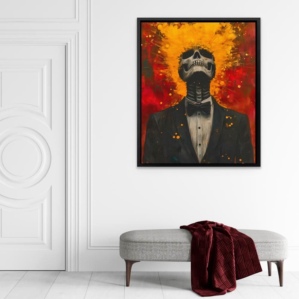 Explosive Skull - Wall Art for Hallway