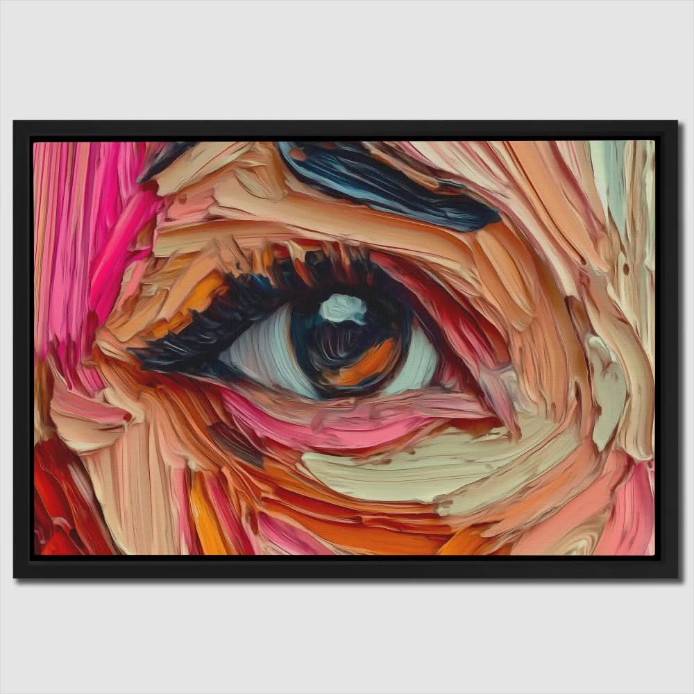 Eye of a Feminism - Colorful Wall Art for Hallway