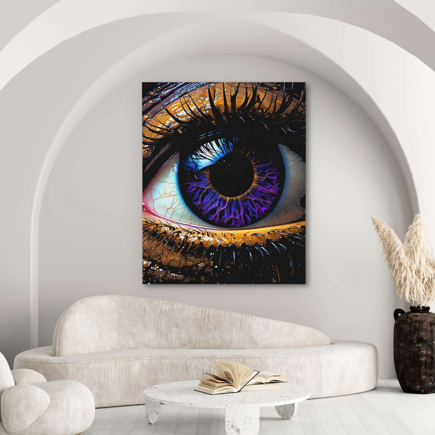 Eye of the Beholder - Large Abstract Canvas Print