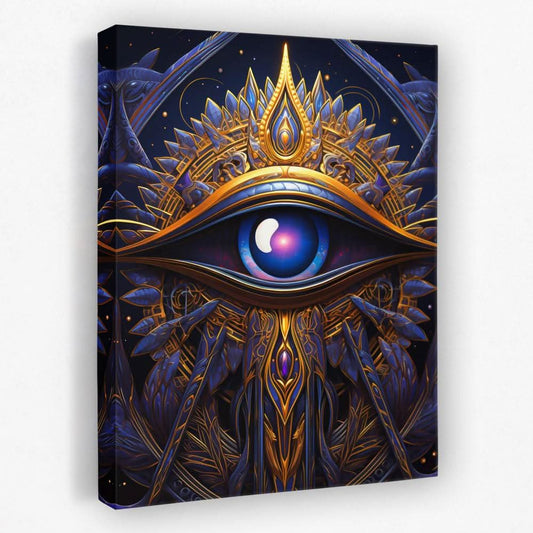 Eye of Truth - Celestial Canvas Wall Art