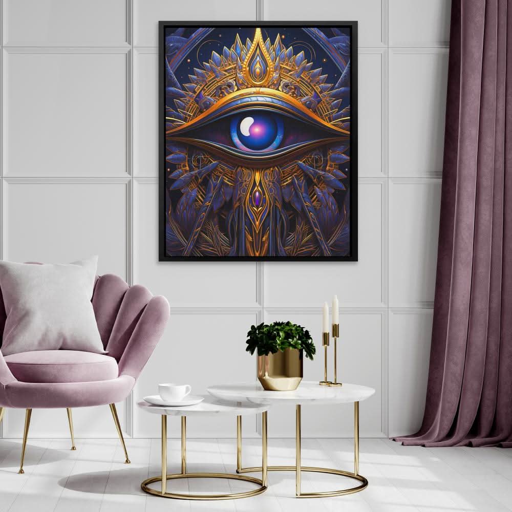 Eye of Truth - Large Abstract Canvas Print