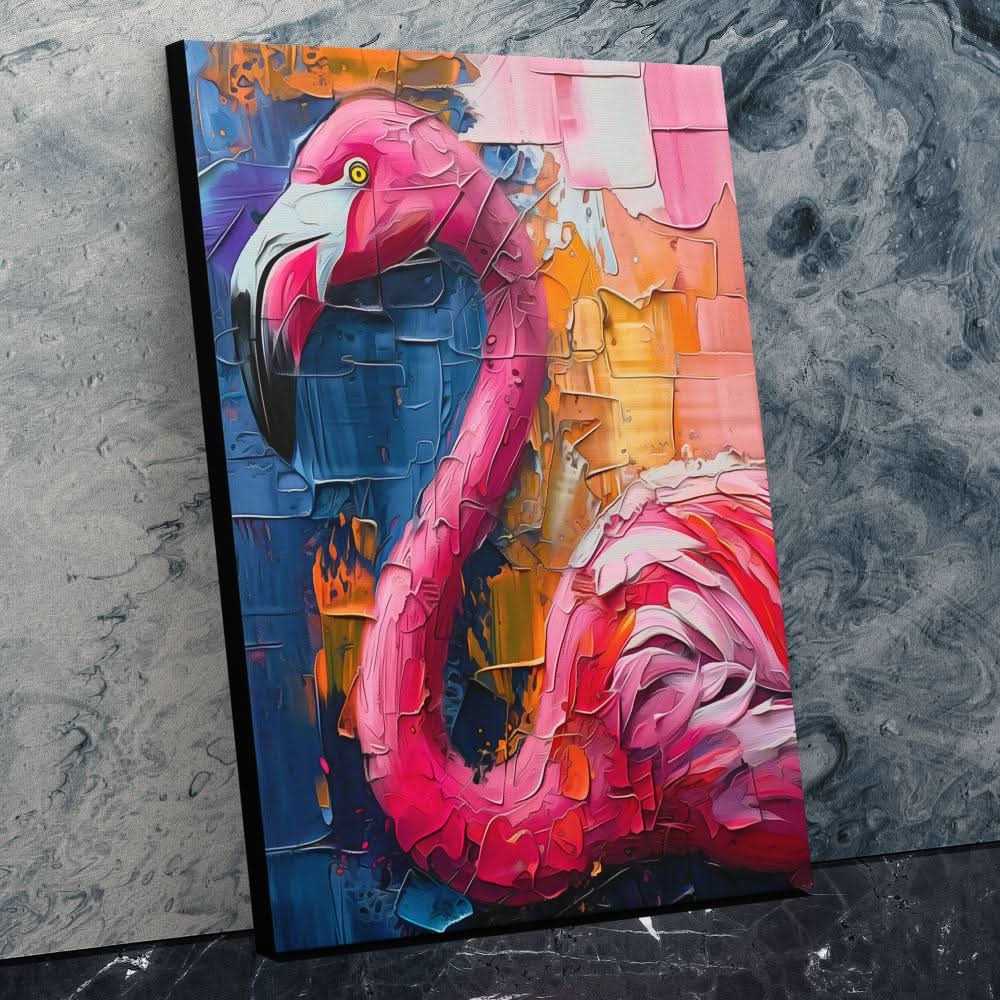 Fabulous Flamingo - Contemporary Wall Art Print