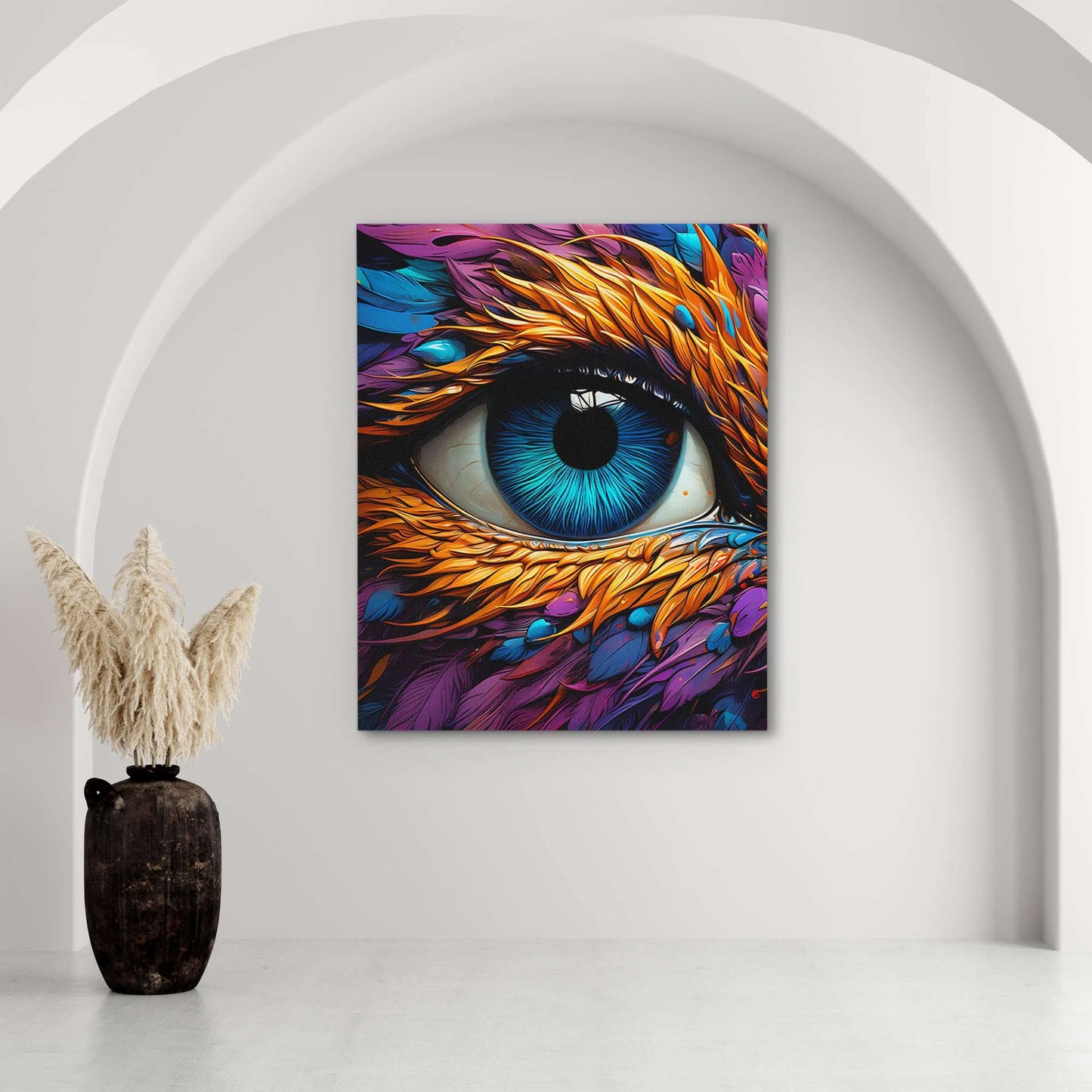 Falcon's Gaze - Bird Art