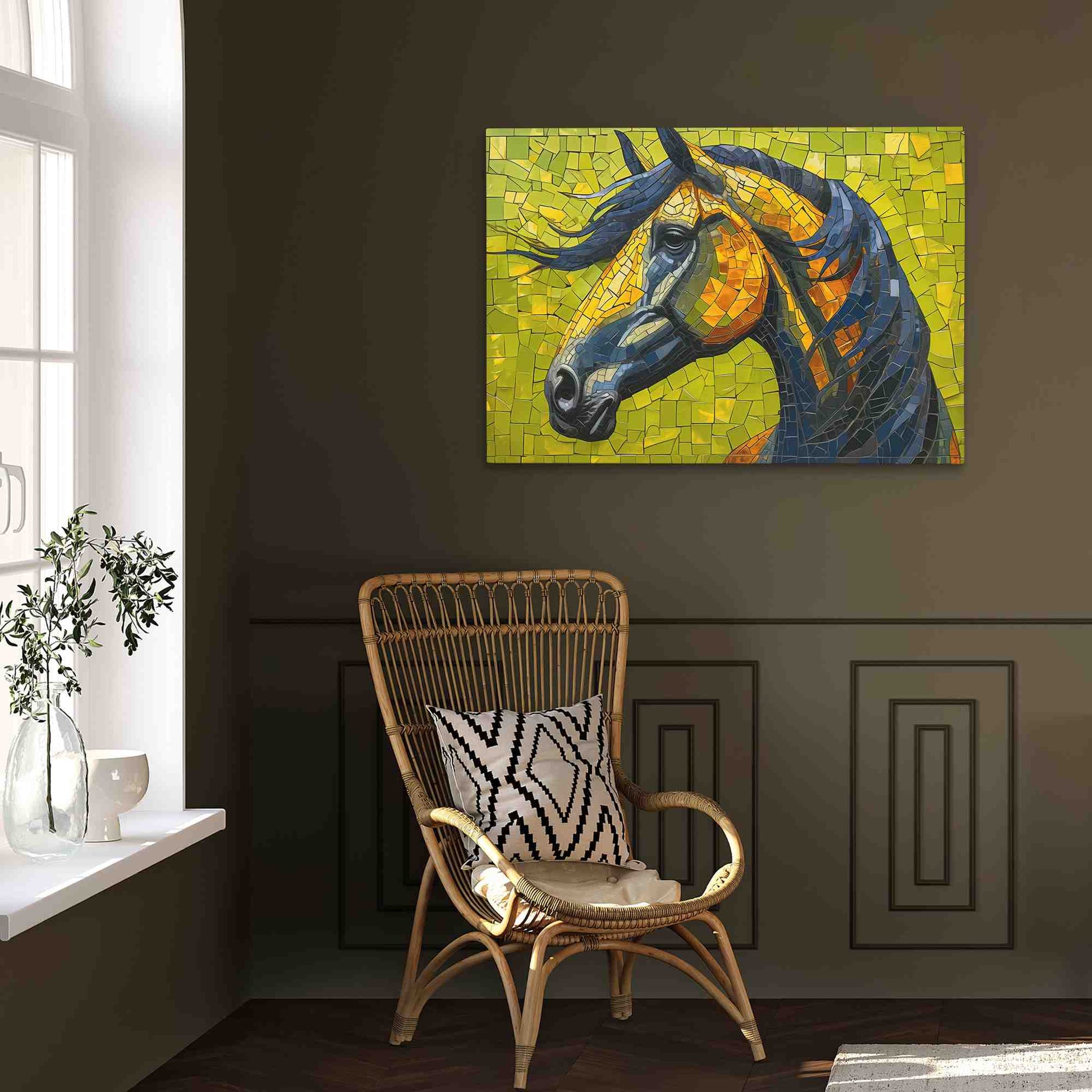 Fall Frolic - Large Abstract Canvas Print