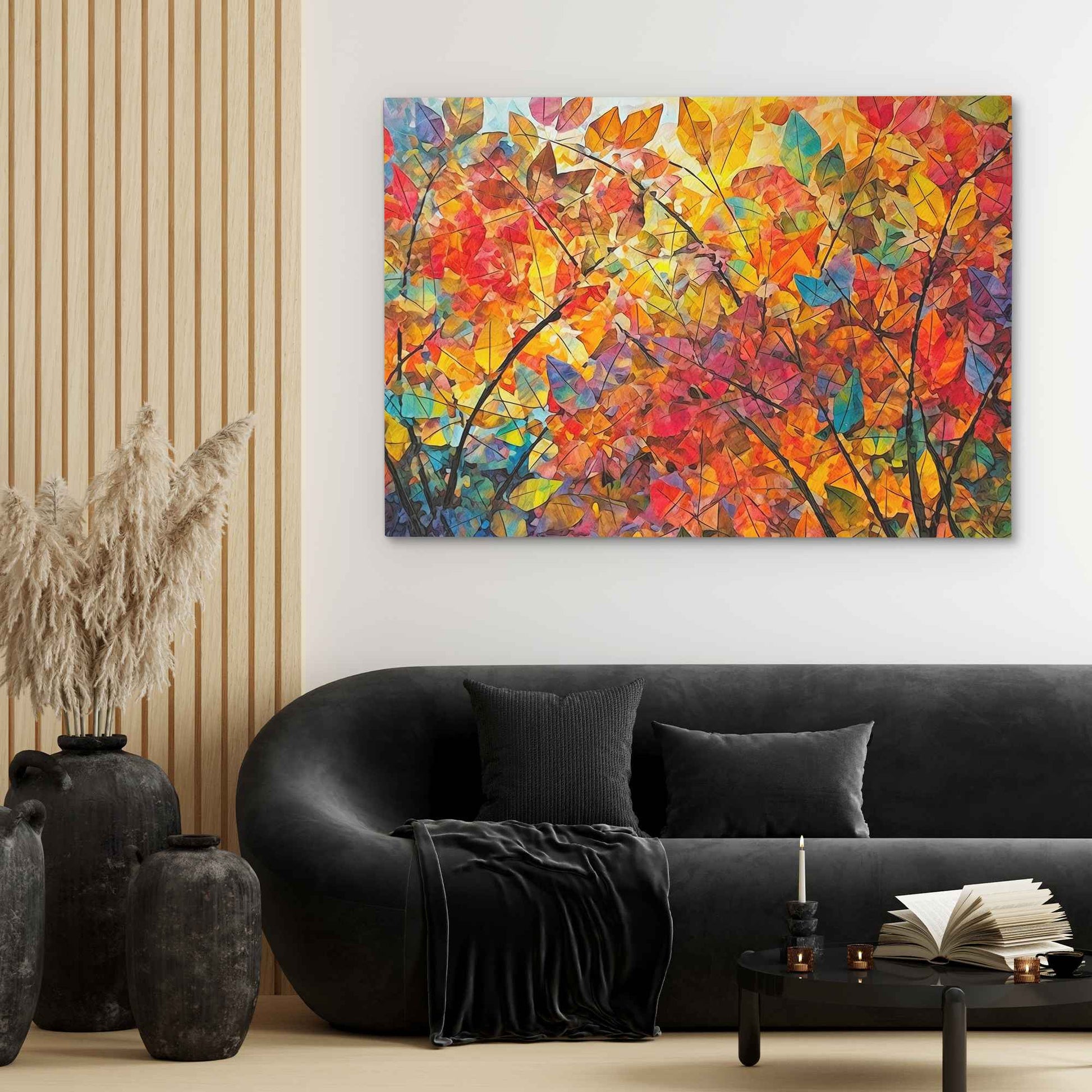 Falling Leaves - Abstract Wall Art Print