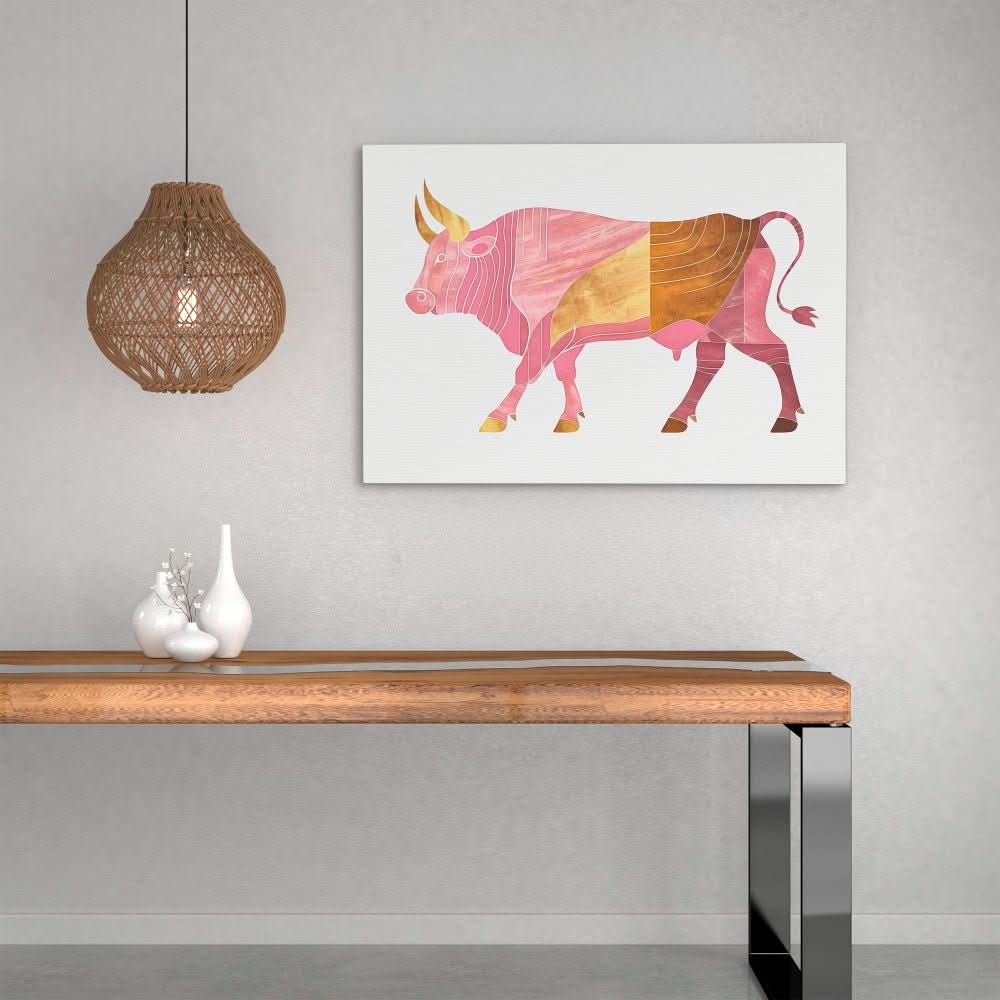 Fancy Bull - Animals Art for Dining Room