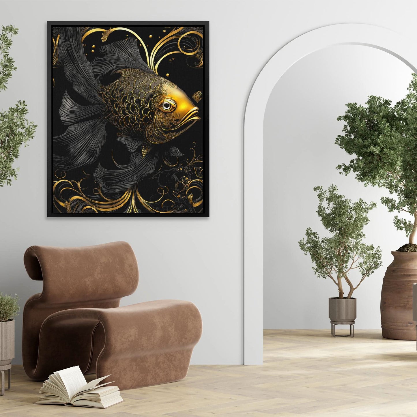 Fancy Fish - Oversized Animals Canvas Wall Art