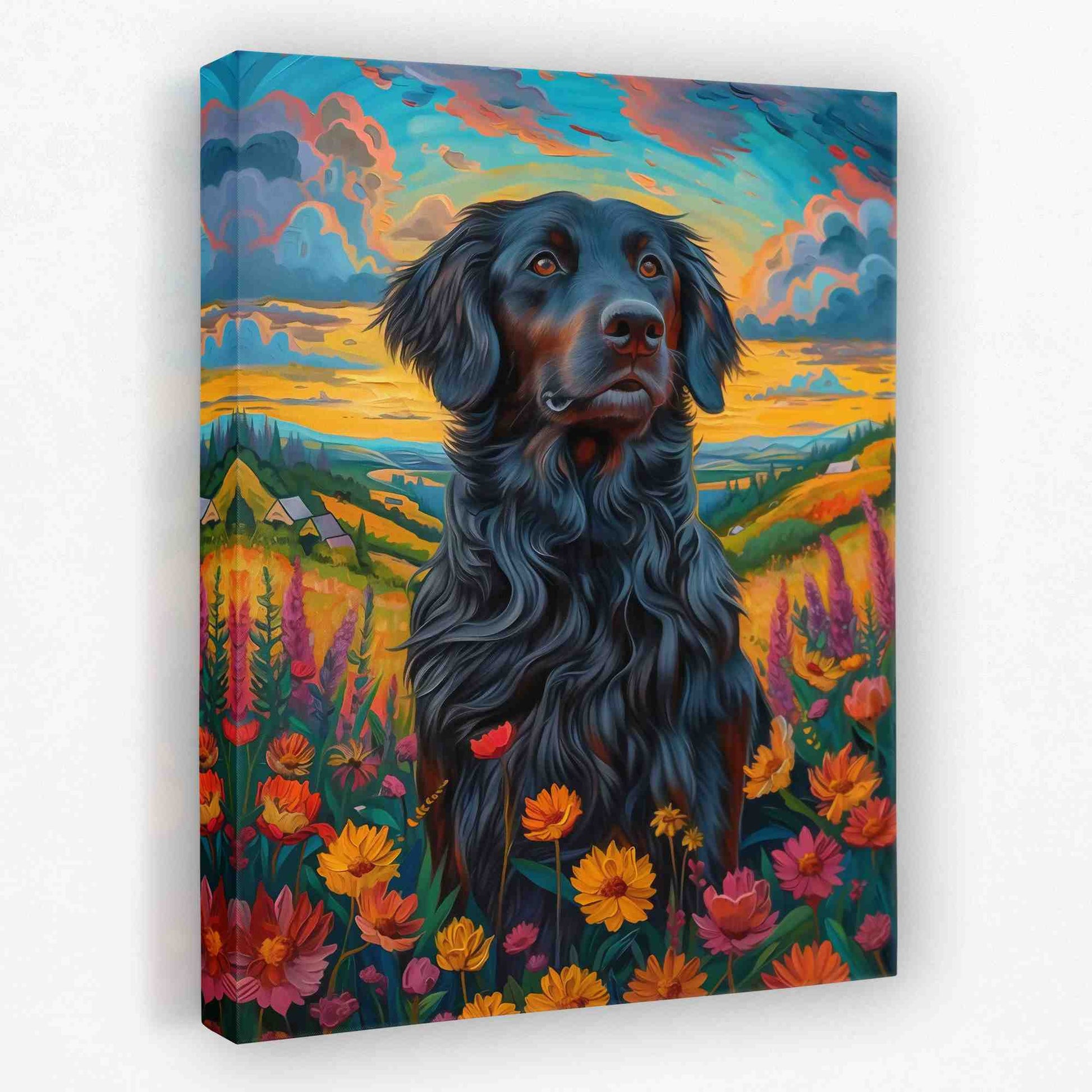 Farm Labrador - Animals Canvas Wall Art