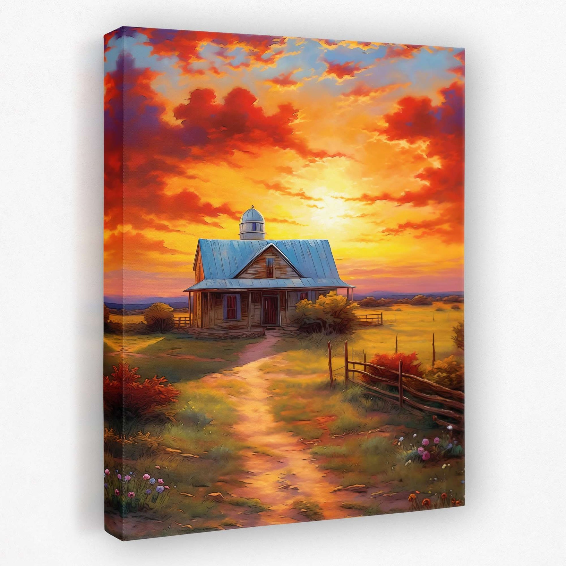 Farmstead Melodies - Country Canvas Wall Art