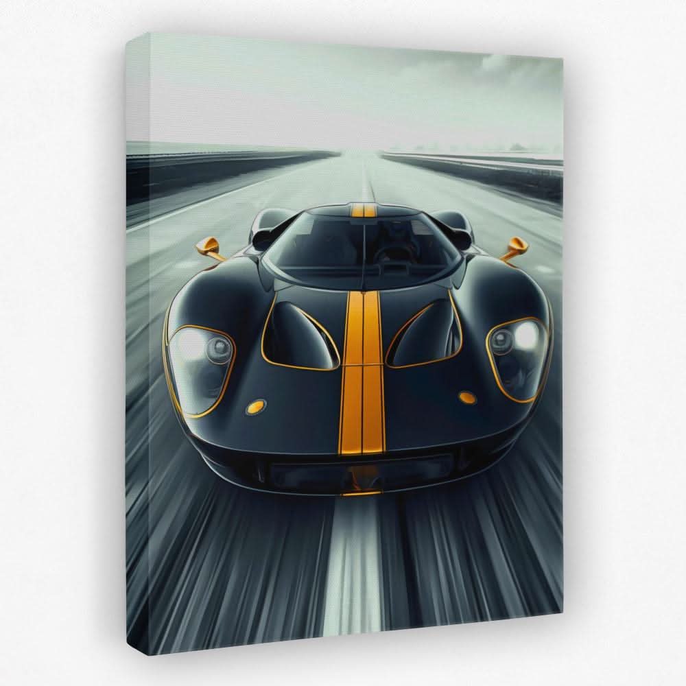 Fast Tracking - Automotive Canvas Wall Art