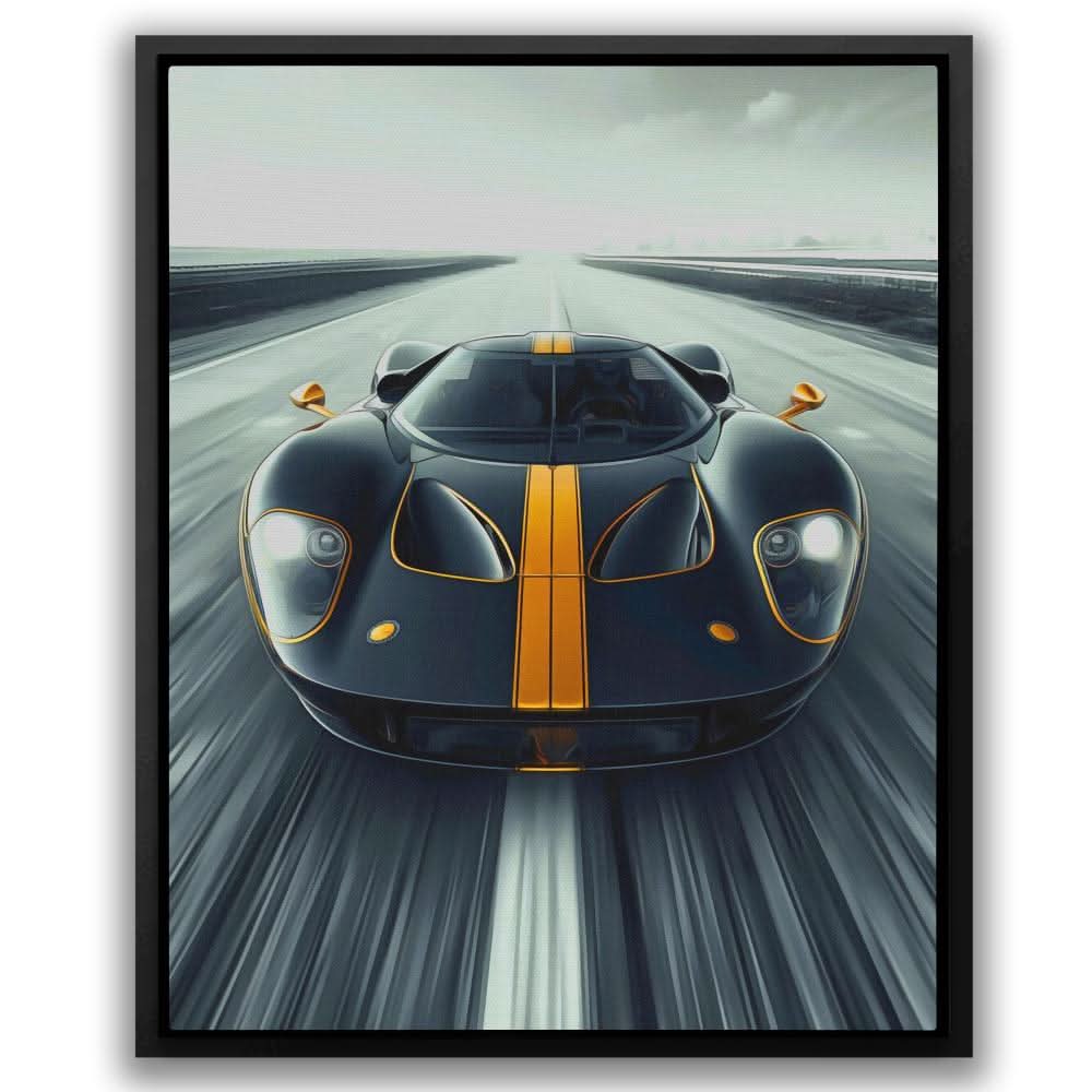 Fast Tracking - Large Canvas Print