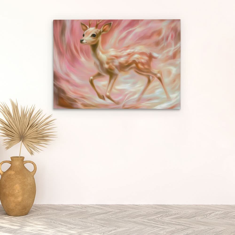 Fawn’s Shadow - Deer Art for Bedroom