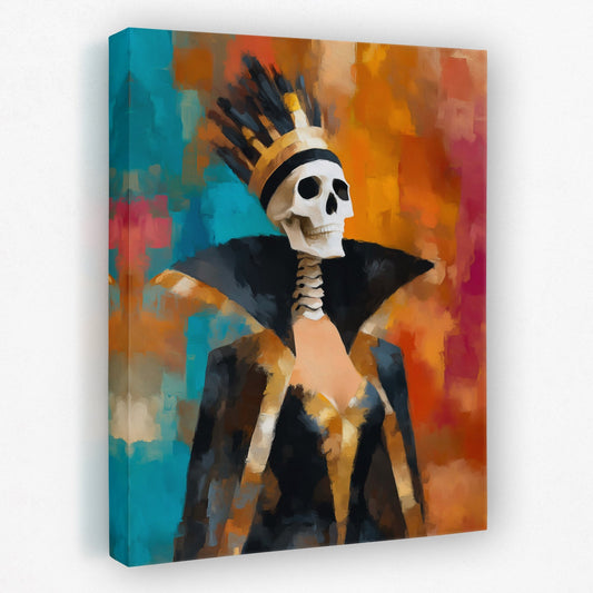 Feathered Bone Warrior - Luxury Wall Art