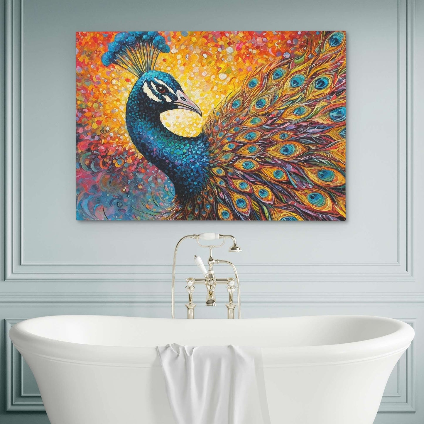 Feathered Majesty - Large Canvas Print