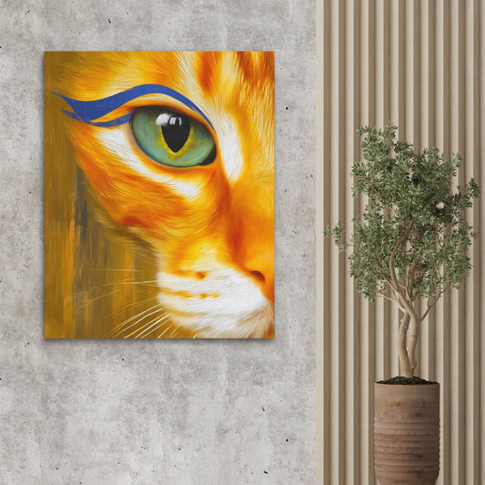 Feline Amber Oracle - Luxury Wall Art
