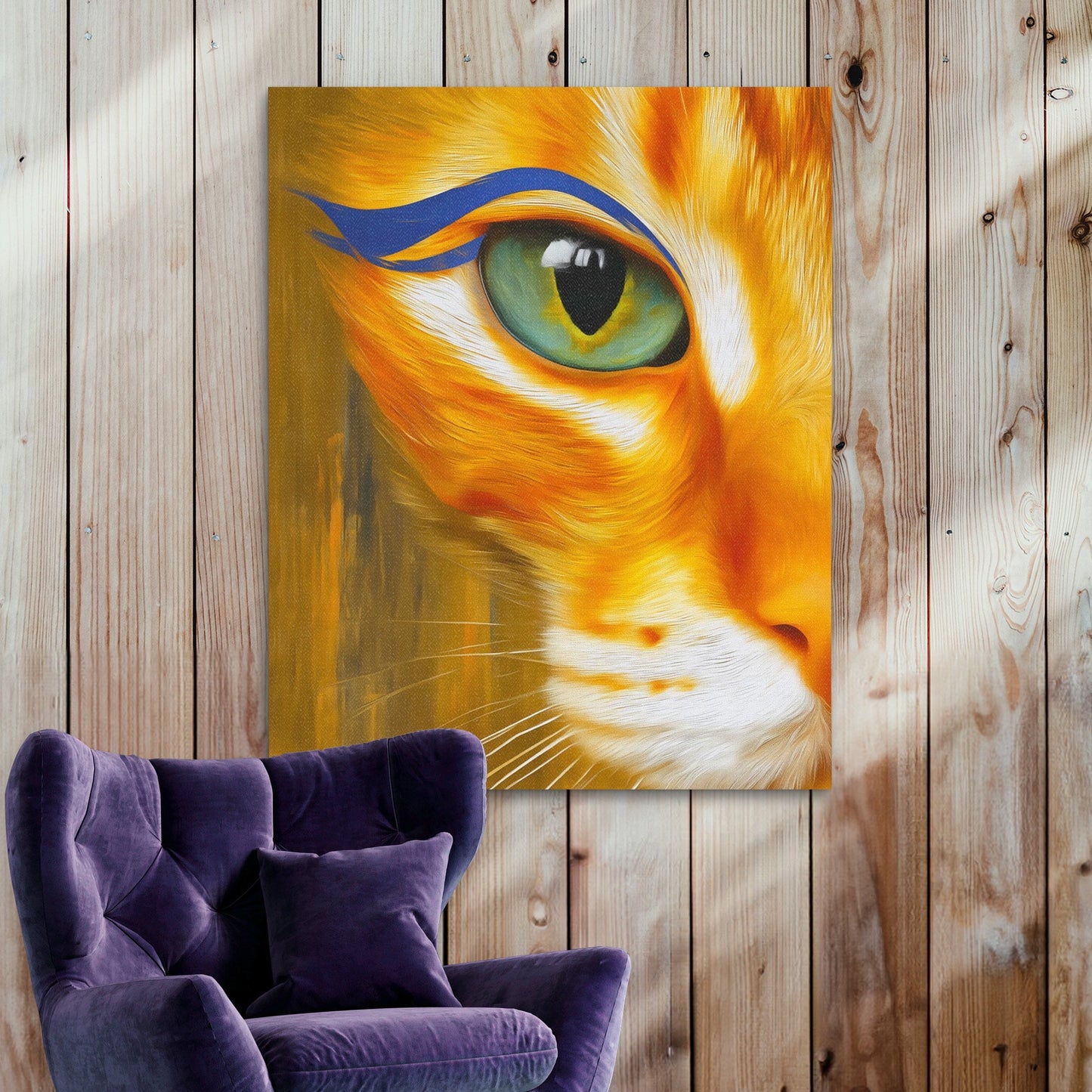 Feline Amber Oracle - Luxury Wall Art