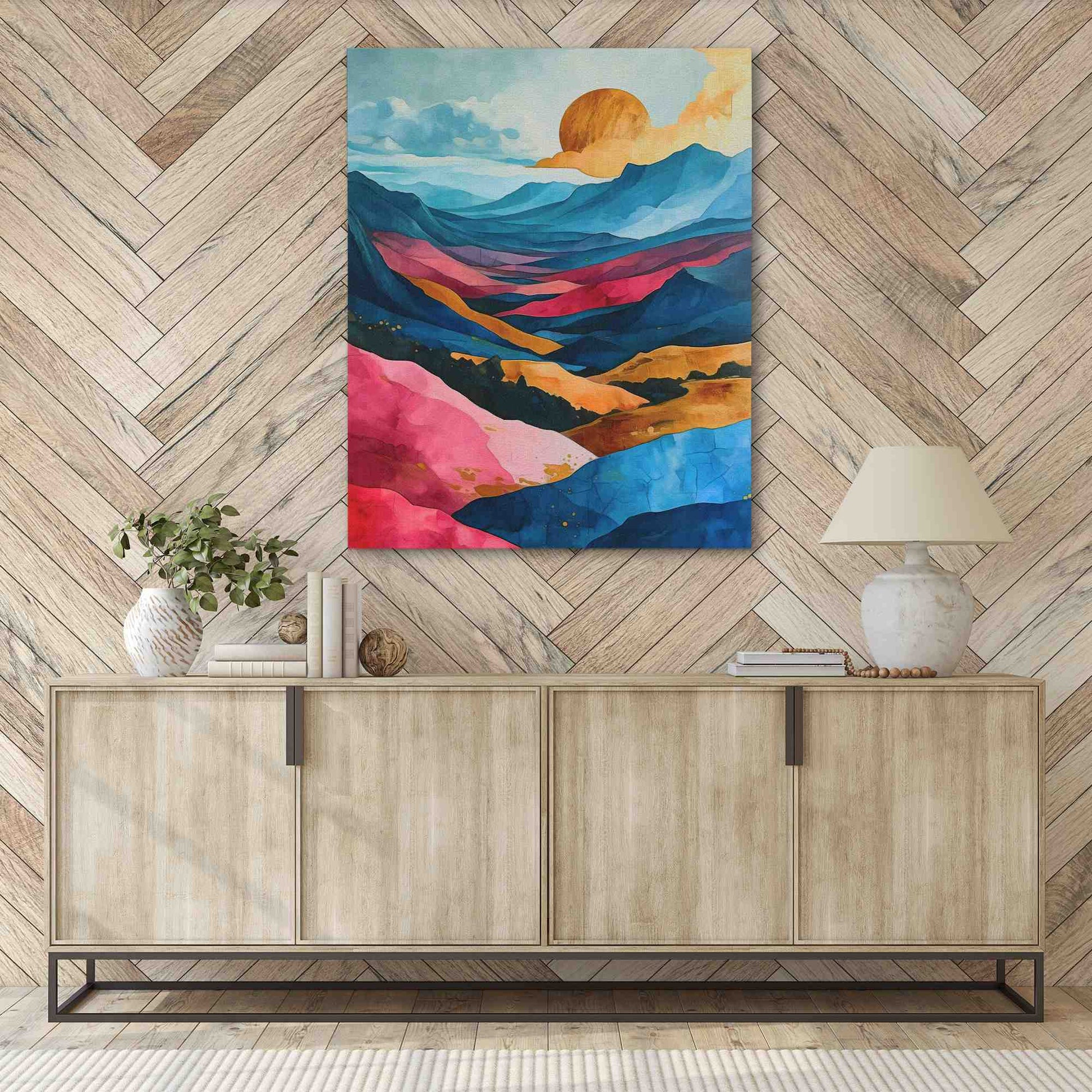 Fields of Glory - Large Abstract Canvas Print