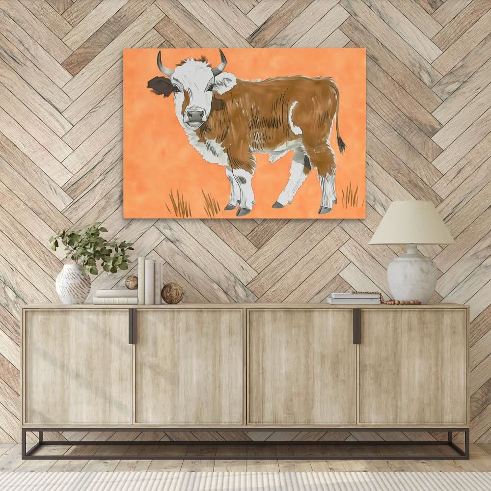 Fields of Joy - Large Modern Canvas Print