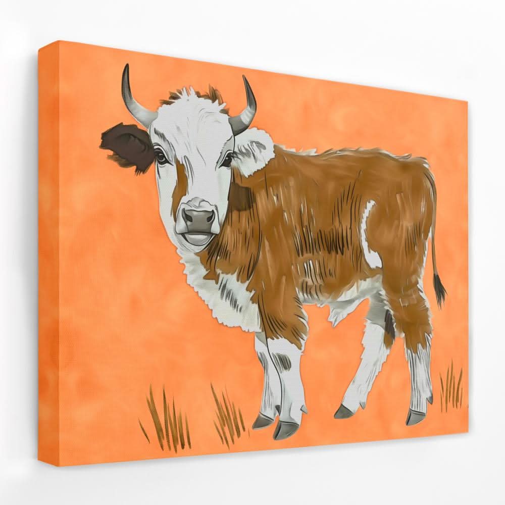Fields of Joy - Animals Canvas Wall Art