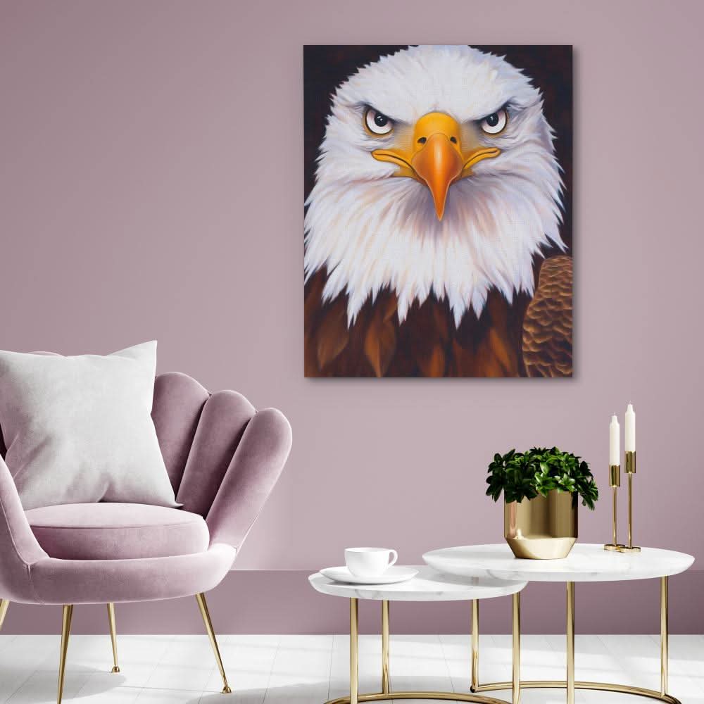 Fierce Bald Eagle - America Art for Hallway