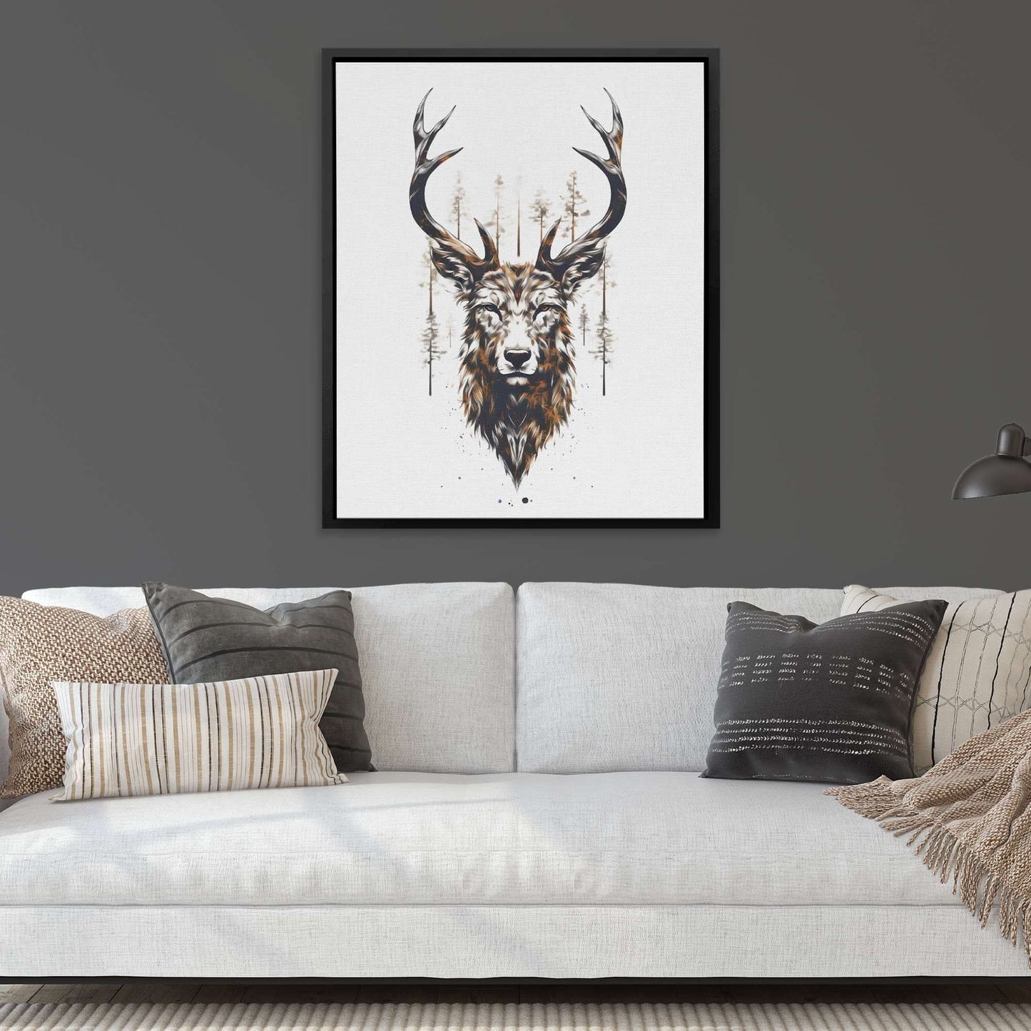 Fierce Buck - Animals Art