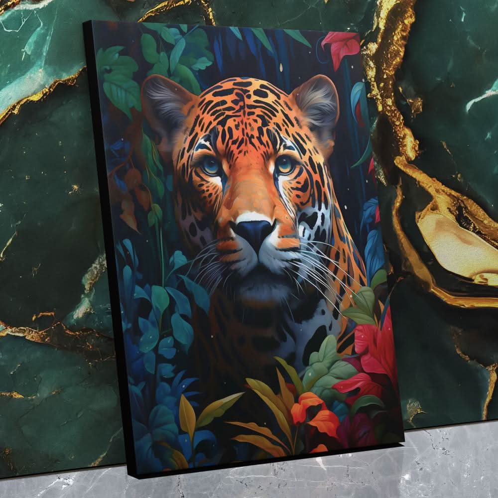 Fierce Jungle Cat - Animals Art