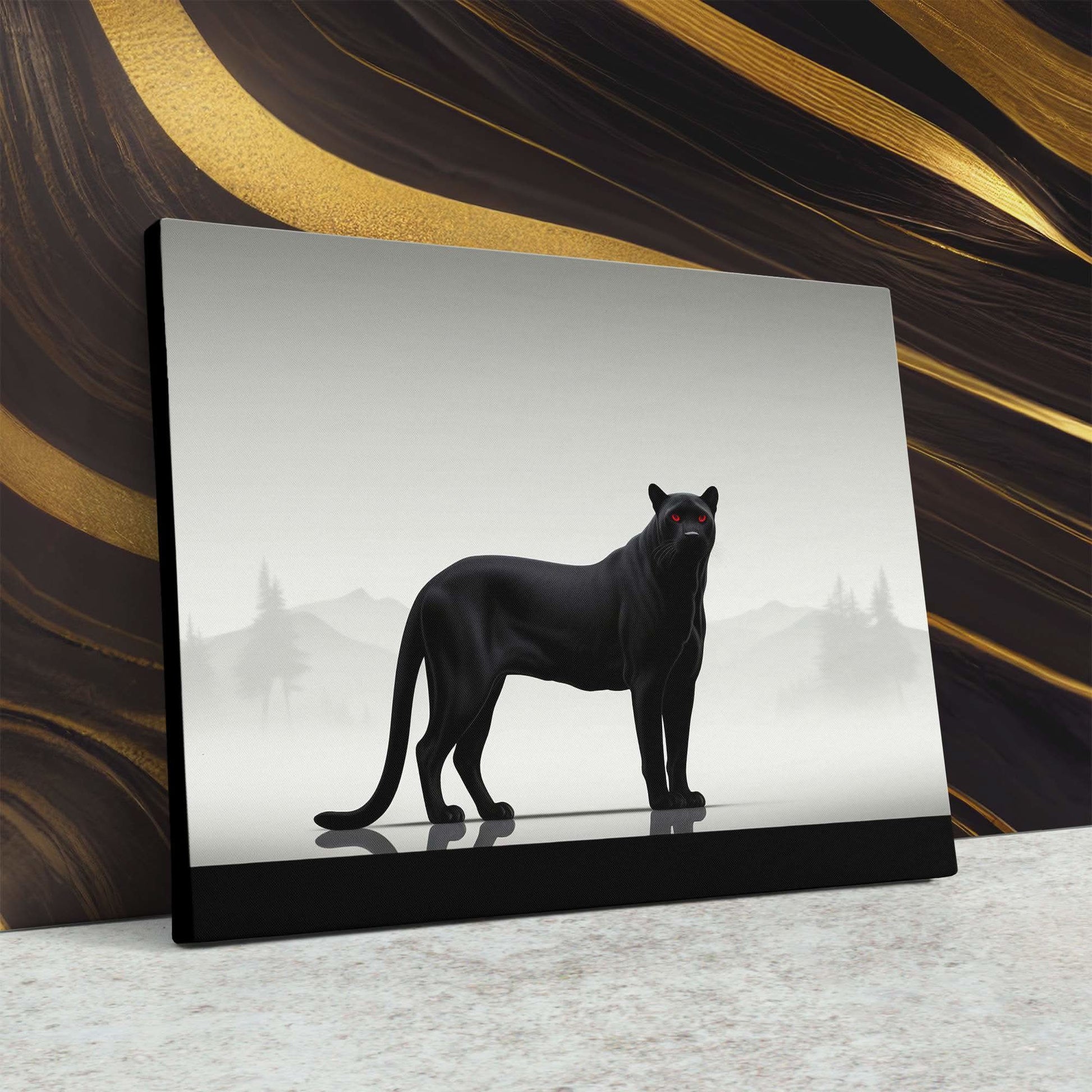 Fierce Panther - Animals Art