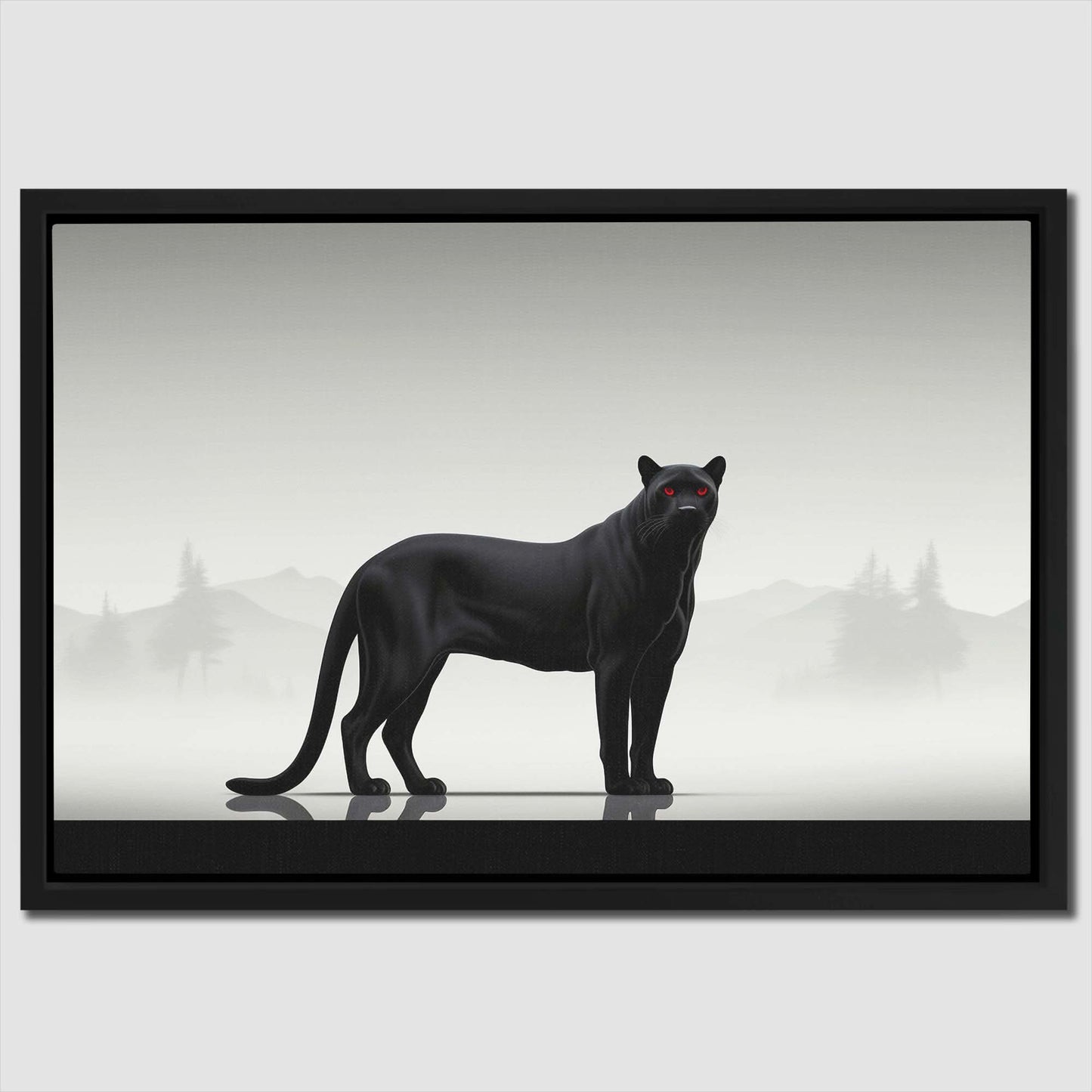 Fierce Panther - Canvas Wall Art