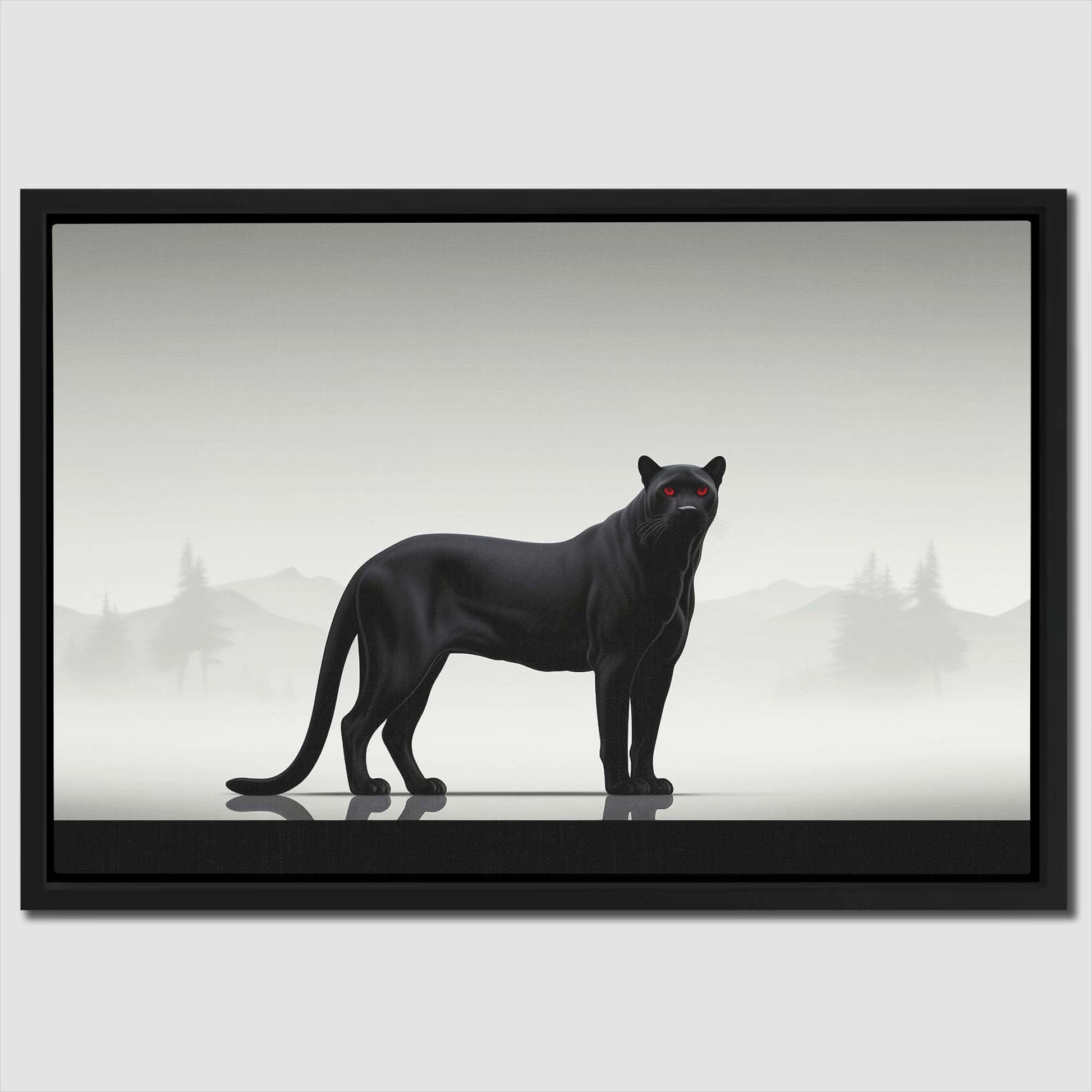 Fierce Panther - Canvas Wall Art