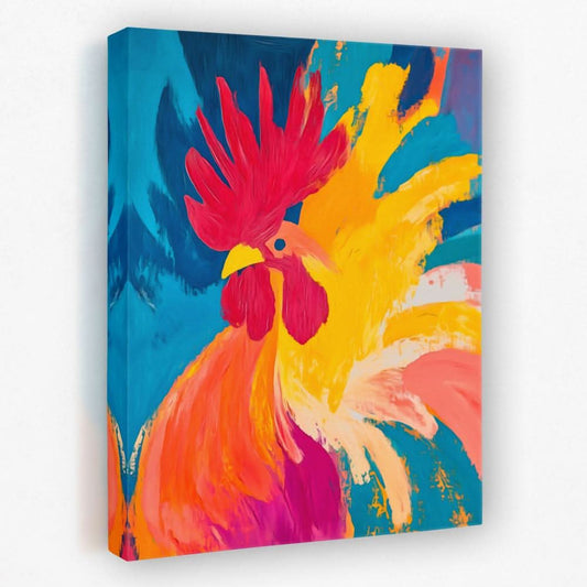 Fiery Dawn - Country and Farm Canvas Wall Art