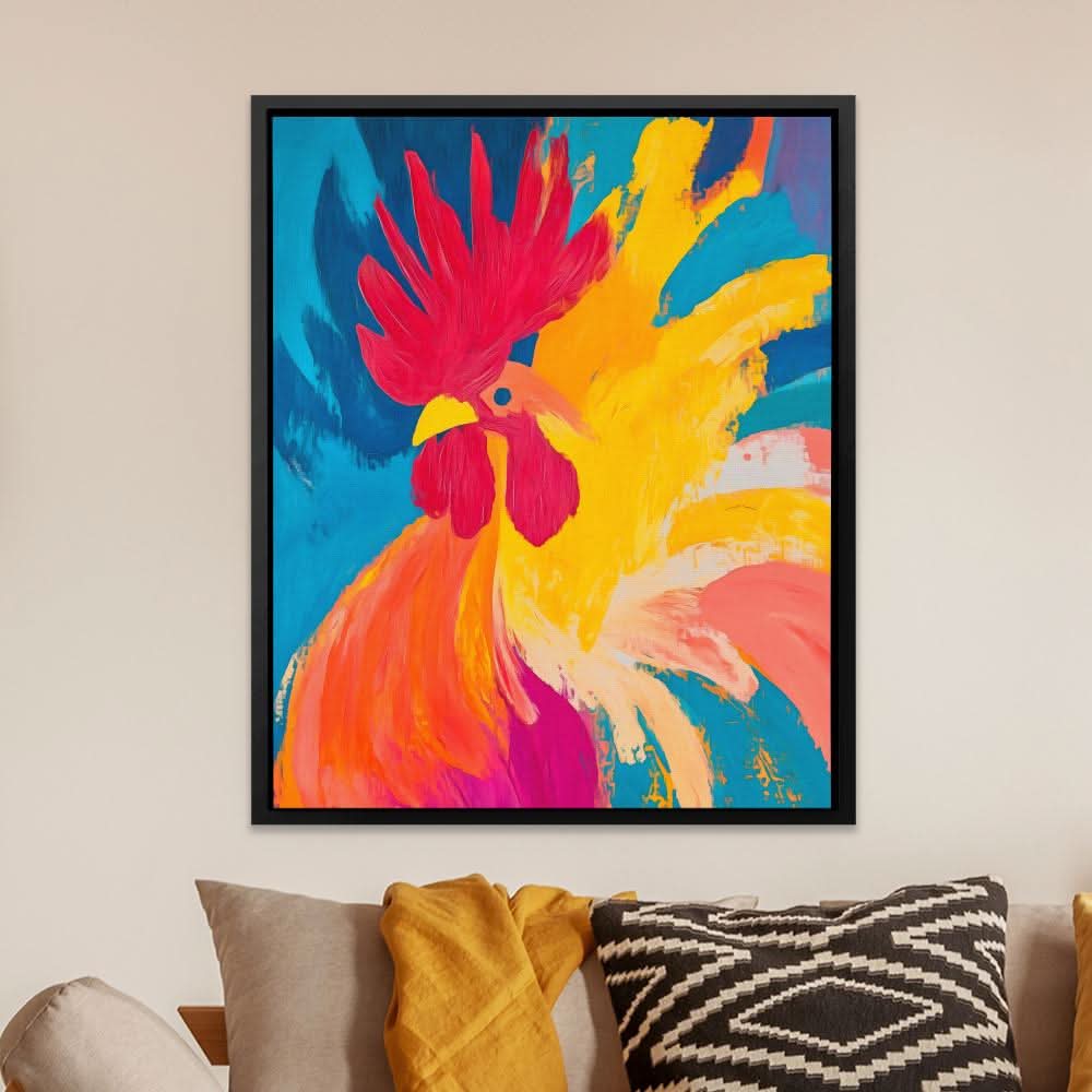 Fiery Dawn - Colorful Canvas Wall Art