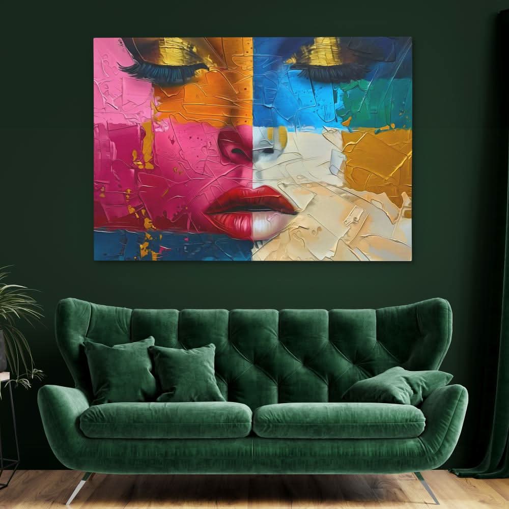 Figurative Beauty - Colorful Wall Art for Bathroom