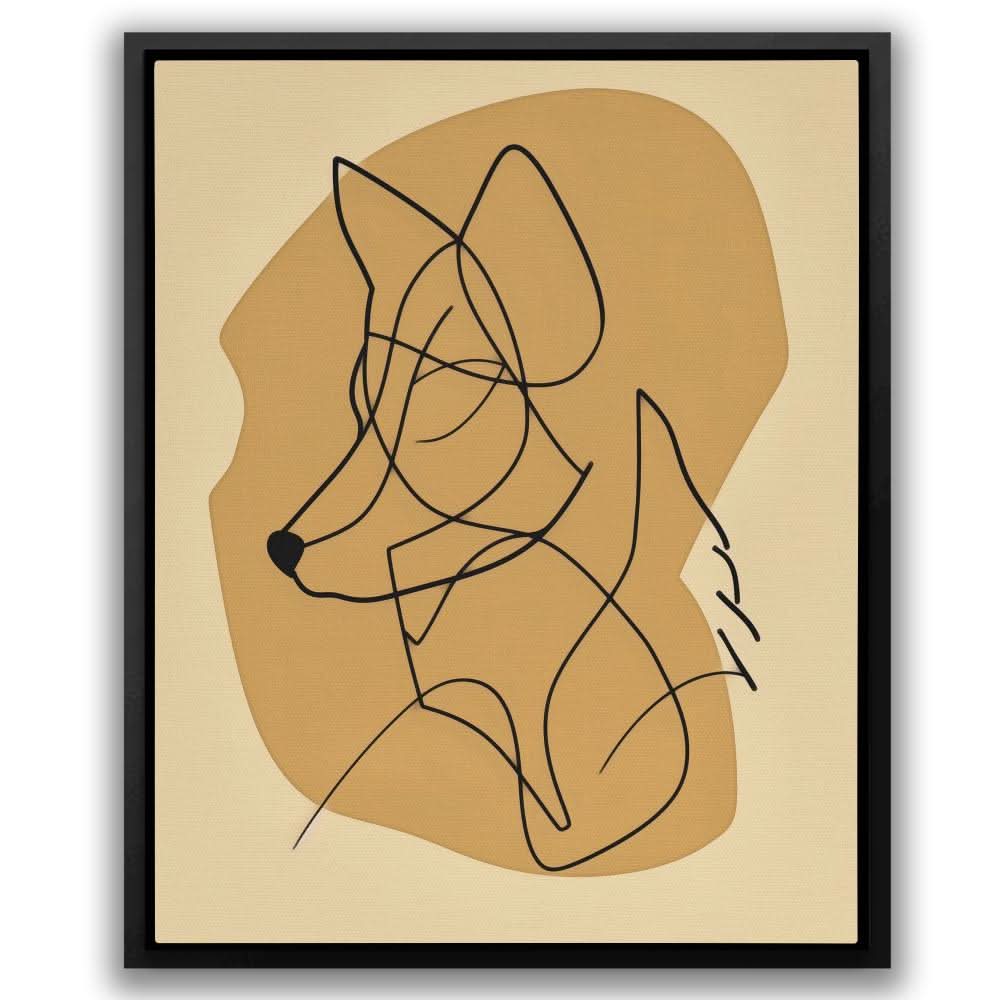 Figurative Fox - Animals Art for Bathroom