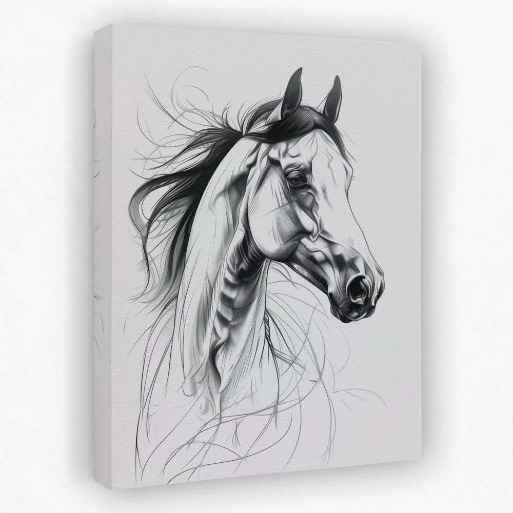 Figurative Horse - Animals Canvas Wall Art