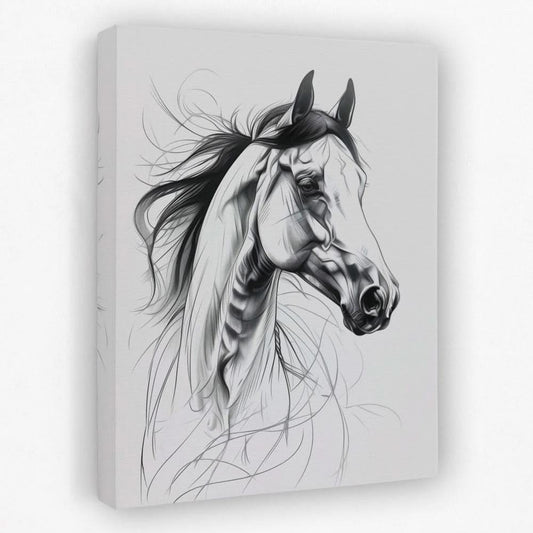 Figurative Horse - Animals Canvas Wall Art