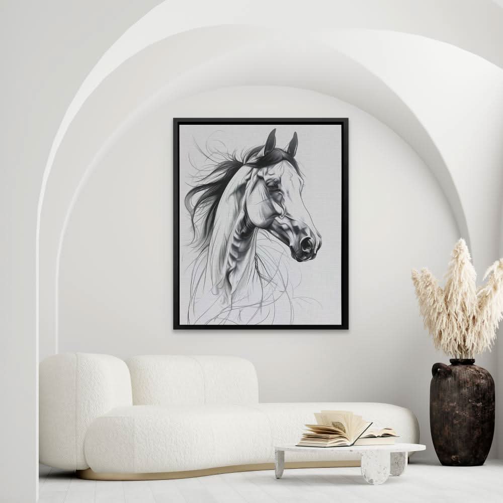Figurative Horse - Canvas Wall Art