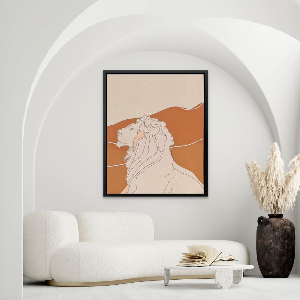 Figurative Lion - Lion Art for Bedroom