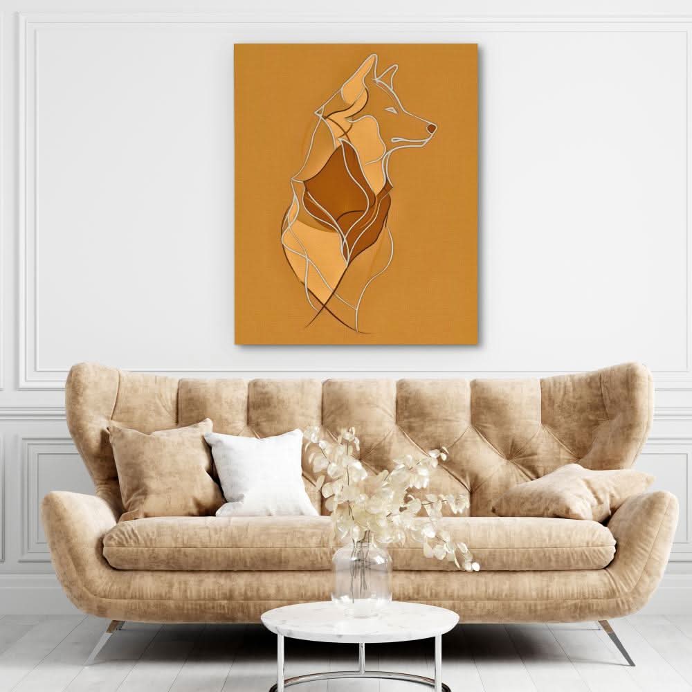 Figurative Wolf - Animals Art for Bedroom