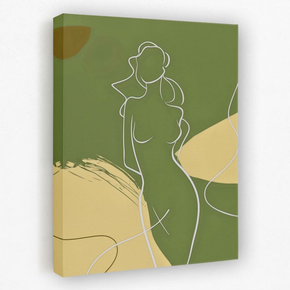 Figure of a Goddess - Female Canvas Wall Art