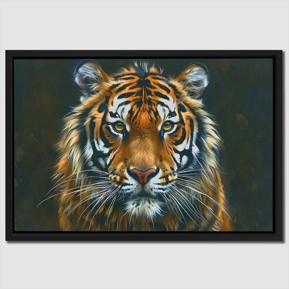 Final Thoughts - Big Cat Wall Art in Black Frame
