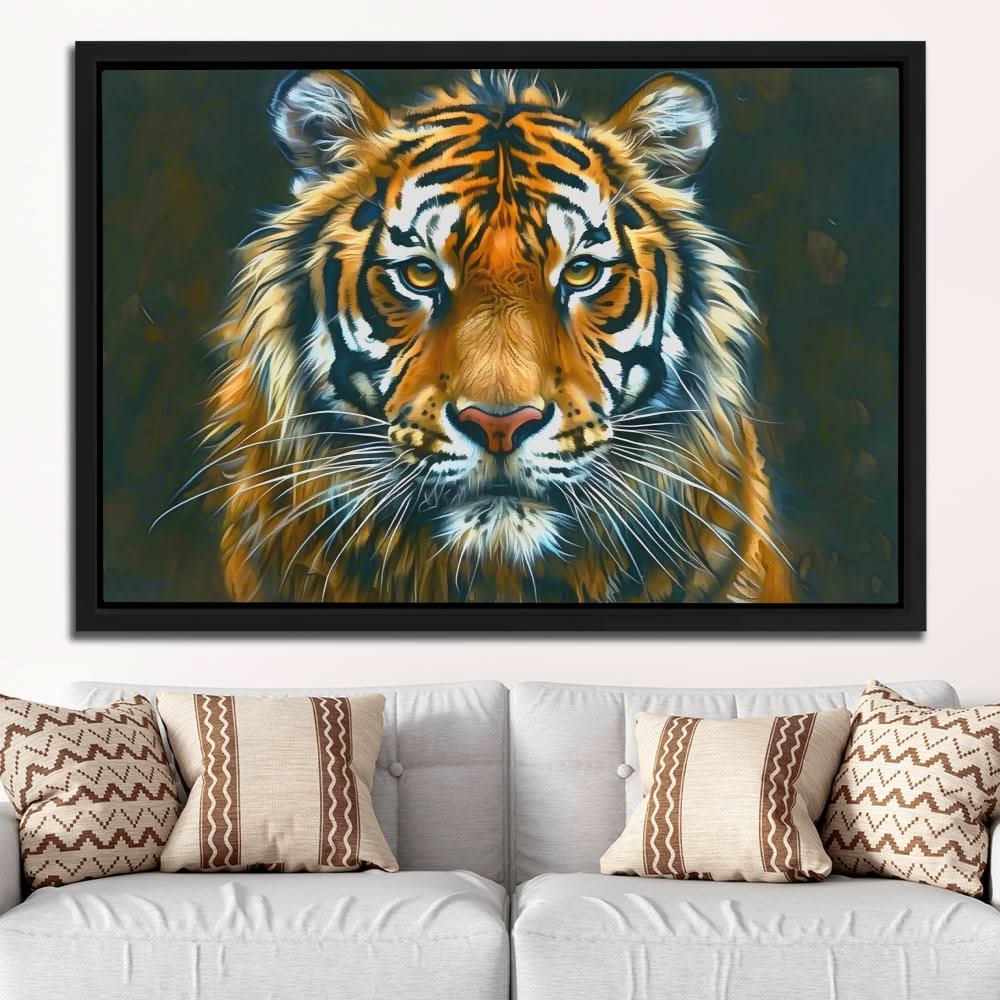 Final Thoughts - Abstract Black Canvas Wall Art