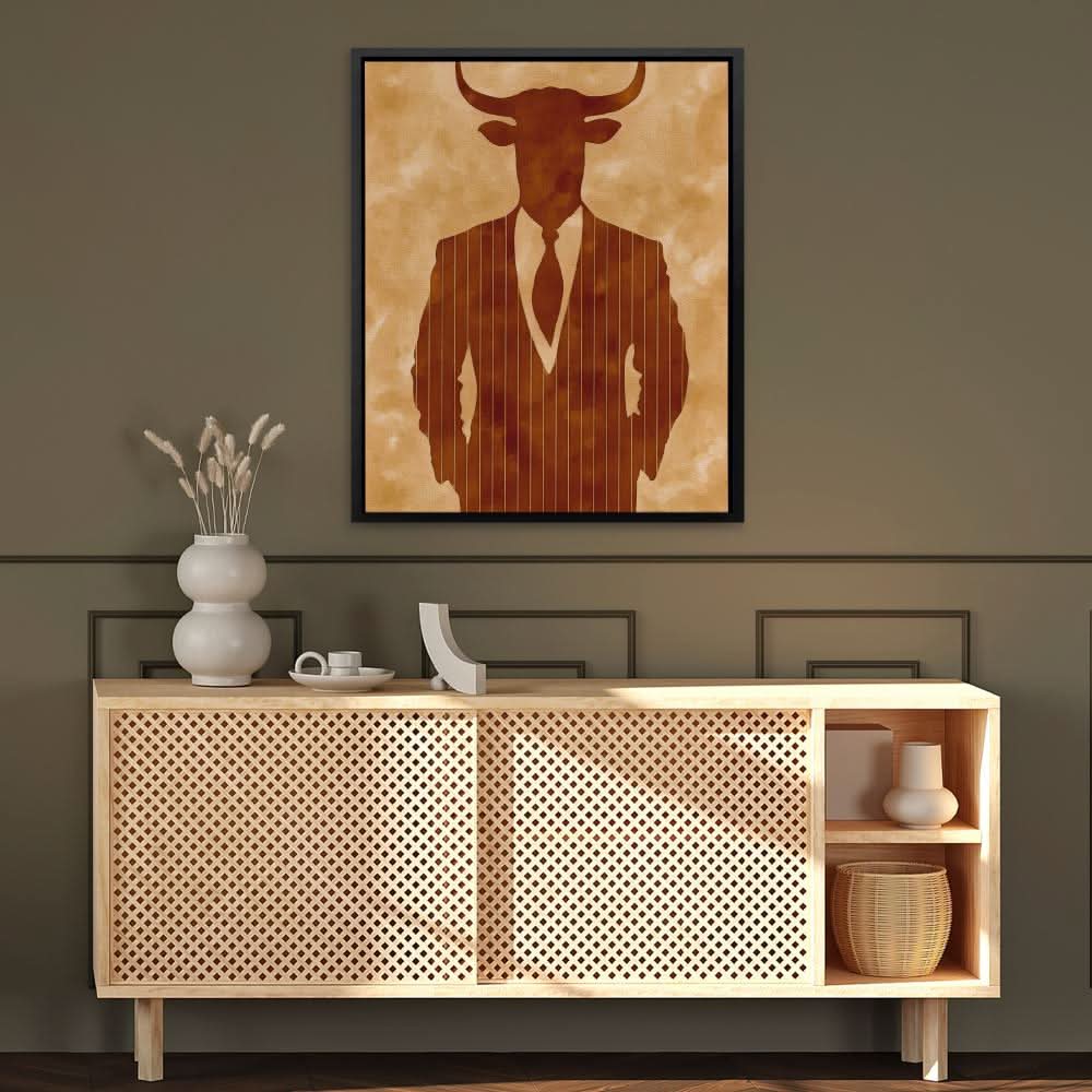 Financial Advisor - Art Prints Wall Art in Black Frame