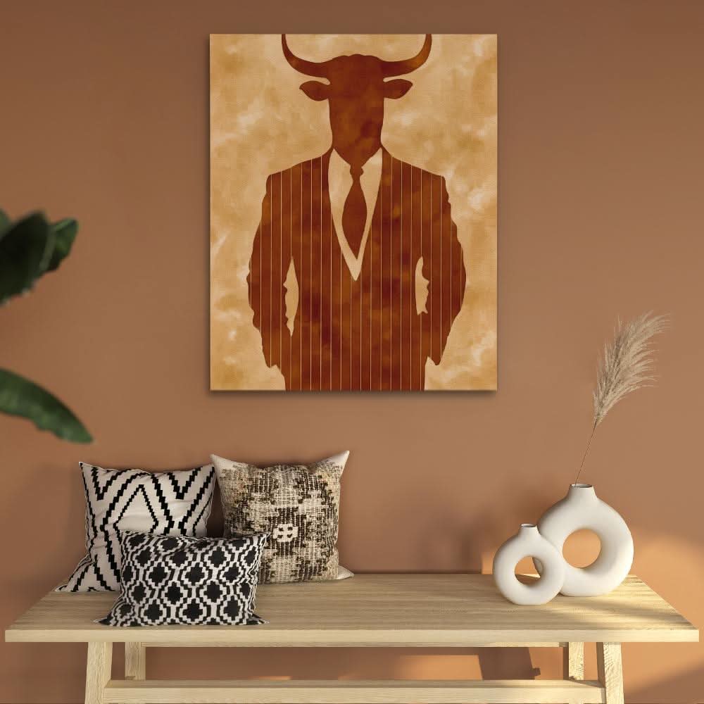 Financial Advisor - Contemporary Wall Art in Black Frame