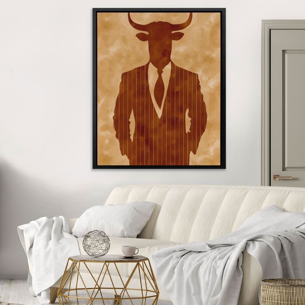 Financial Advisor - Beige Wall Art for Office