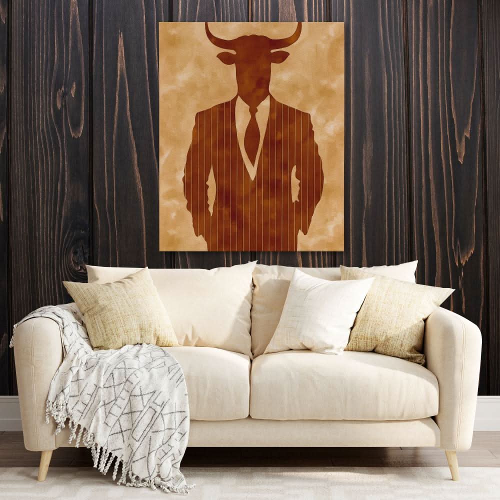 Financial Advisor - Large Contemporary Canvas Print