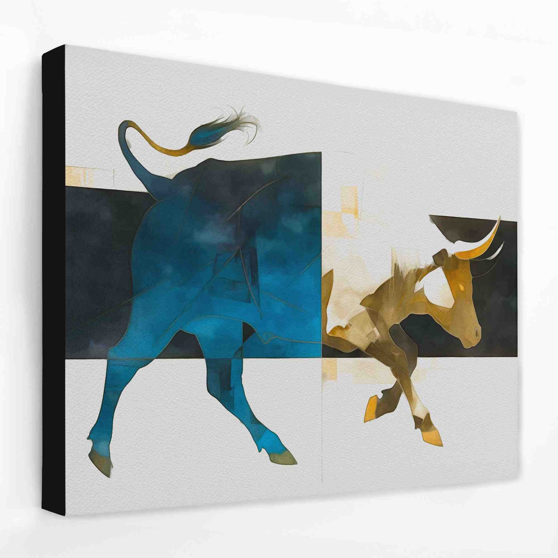Financial Fortress - Animals Canvas Wall Art