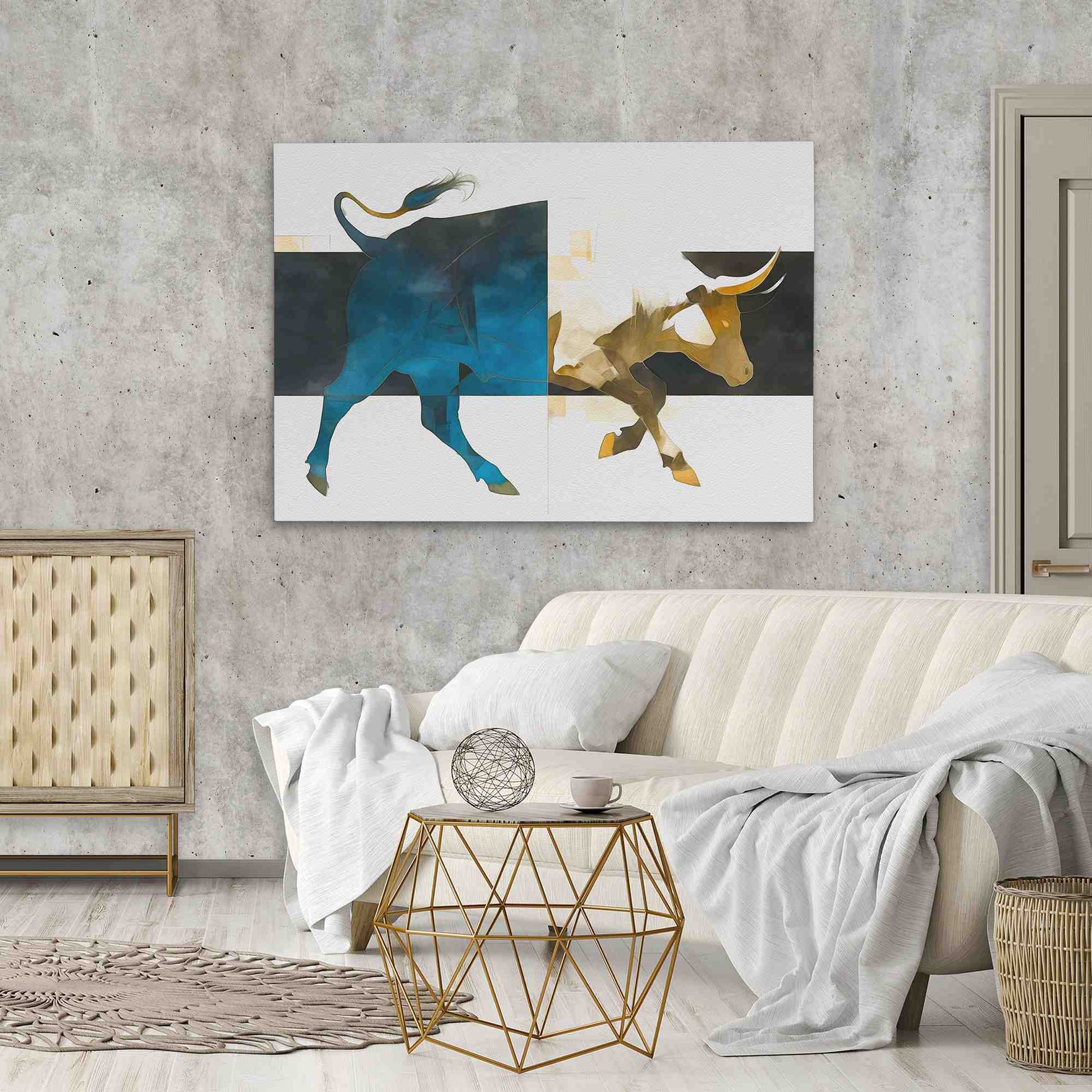 Financial Fortress - Animals Art for Office