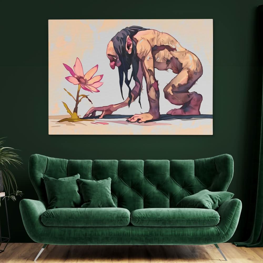 Finding Beauty - Large Psychedelic Canvas Print