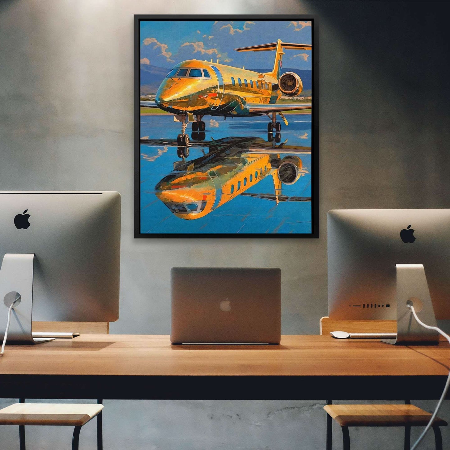 First Class Flight - Large Canvas Print