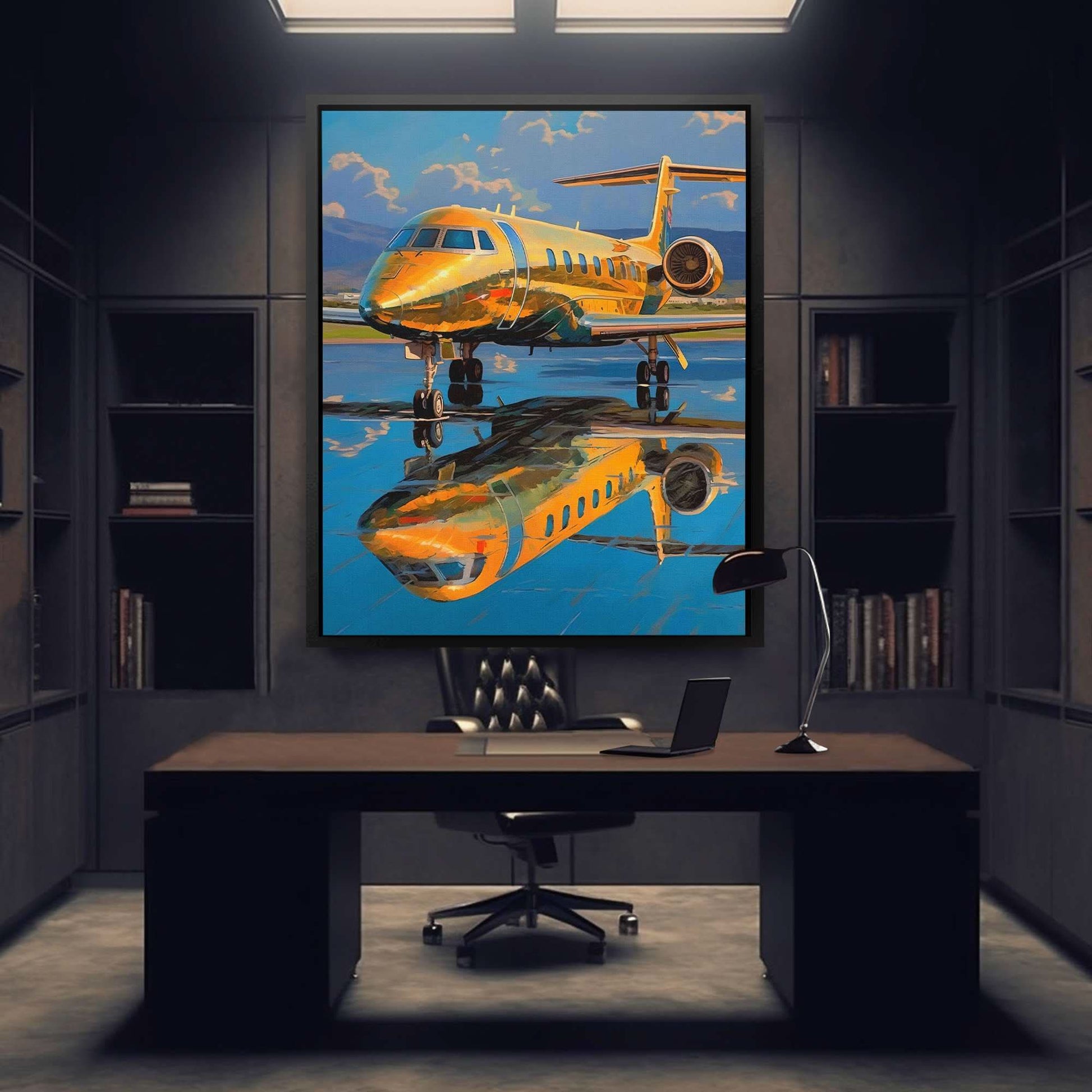 First Class Flight - Airplane Art